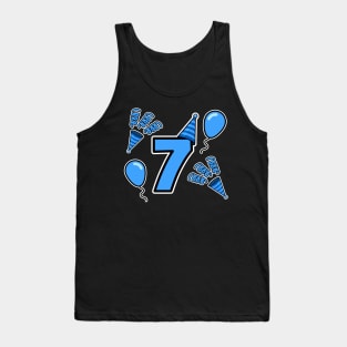 7th Birthday Boy Gift 7 Years old Sweet Funny Gifts Tank Top